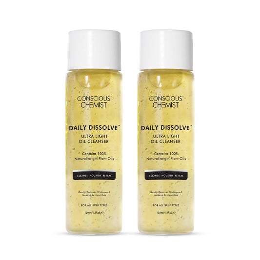 Conscious Chemist Makeup Remover Oil Cleanser, 130 ml, Pack of 2