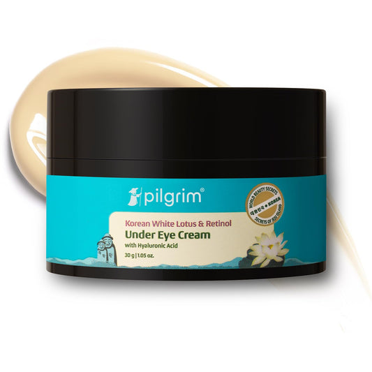 Pilgrim Korean Retinol Under Eye Cream Vitamin C & Hyaluronic Acid, 30 gm