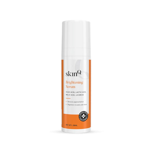 SkinQ Brightening Serum, Licorice & Lactic Acid, Face Elixir for Tan, Pigmentation & Dark Spots, 30 ml