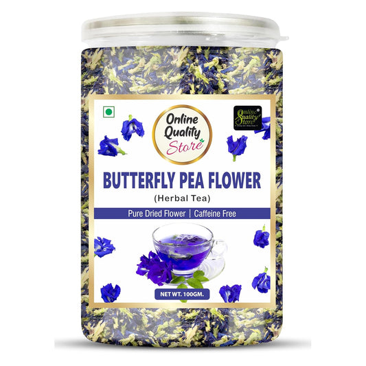 Online Quality Store Butterfly Pea Flower Tea, 100 gm