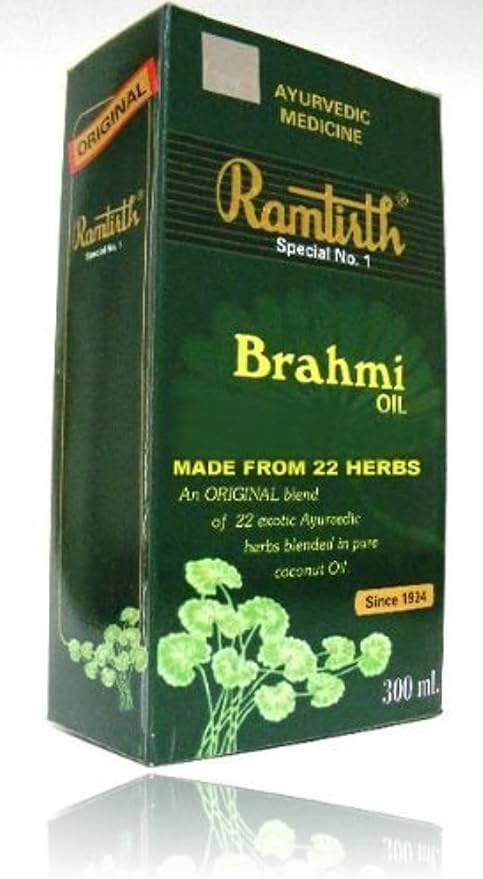 Ramtirth Brahmi Hair Oil - 200 ml , Pack of 2