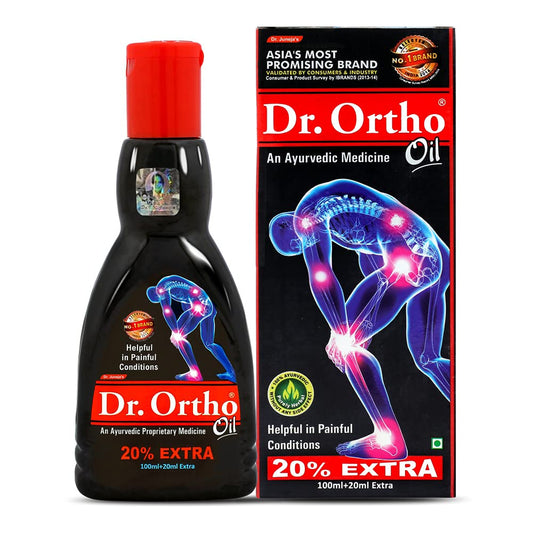 Dr.Ortho Ayurvedic Pain Relief Oil - 100ml+20ml Extra