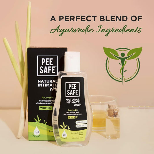 Pee Safe Intimate Wash For Women, 105 ml, pH Balanced