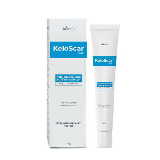 Brinton Keloscar Gel, Surgical Scar Gel for All Skin Types, 15 gm