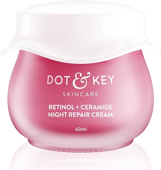 Dot & Key Night Reset Retinol + Ceramide Night Cream | Anti Aging Cream For Face | 60ml