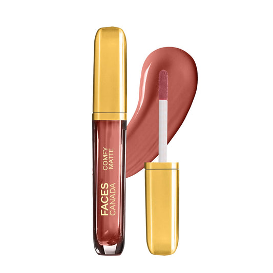 FACESCANADA Comfy Matte Liquid Lipstick - Fan Club 27, 3.8 ml | Comfortable 10HR Longstay | Intense Matte Color