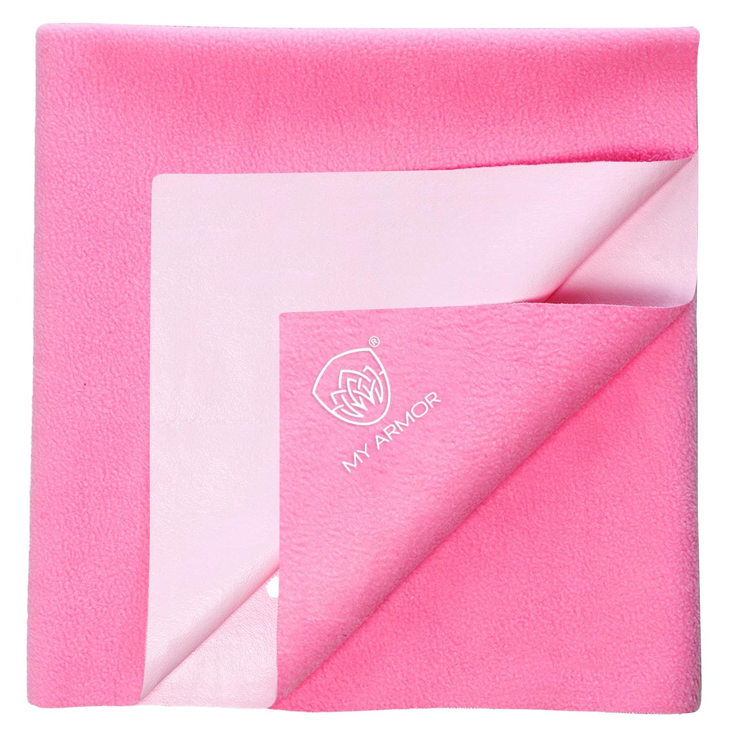 MY ARMOR Baby Dry Sheet for New Born Baby ,Size 100 x 140 cm, Baby Pink