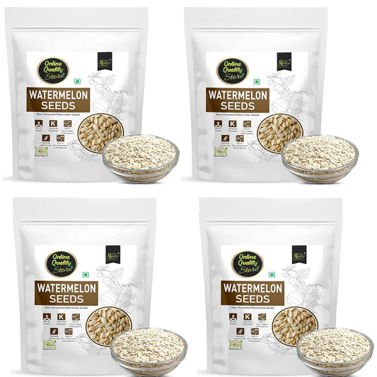 Online Quality Store Watermelon Seeds, 400 gm, Rich in Protein, Potassium, Magnesium & Iron, Zinc
