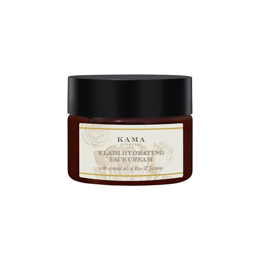 Kama Ayurveda Eladi Hydrating Ayurvedic Face Cream with Pure Essential Oils of Rose and Jasmine, 50 ml