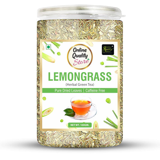 Online Quality Store Lemongrass Herbal Tea, 100 gm, Lemongrass Tea Leaves