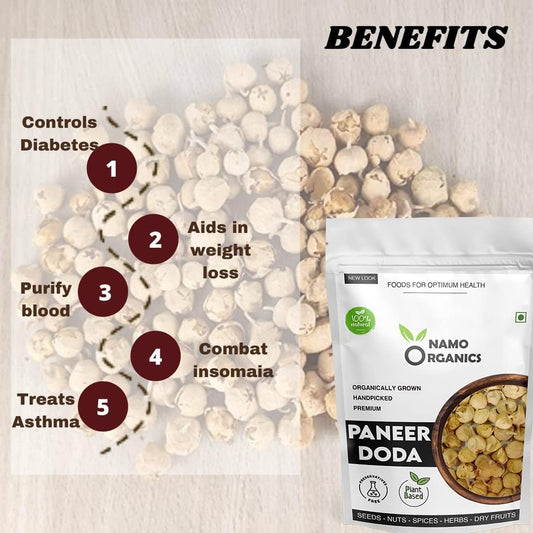 Namo Organics - Paneer Dodi Phool - Paneer Doda For Diabetes, 800 gm