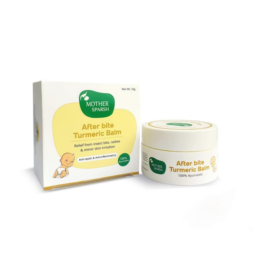 Mother Sparsh After Bite Turmeric Balm for Rashes And Mosquito Bites, 25 gm