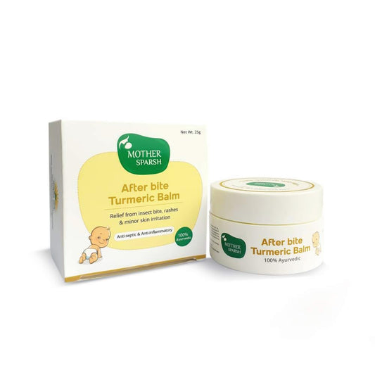Mother Sparsh After Bite Turmeric Balm for Rashes And Mosquito Bites, 25 gm