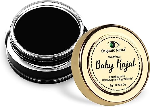 Organic Netra Baby Kajal Natural and Chemical Free - 8g
