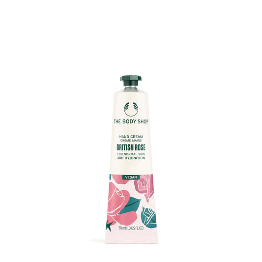The Body Shop British Rose Petal Soft Hand Cream, 30 ml