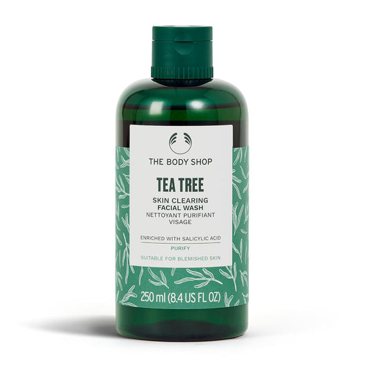 The Body Shop Tea Tree Skin Clearing Facial Wash | Deep Cleanse For Oily Skin, 250 ml