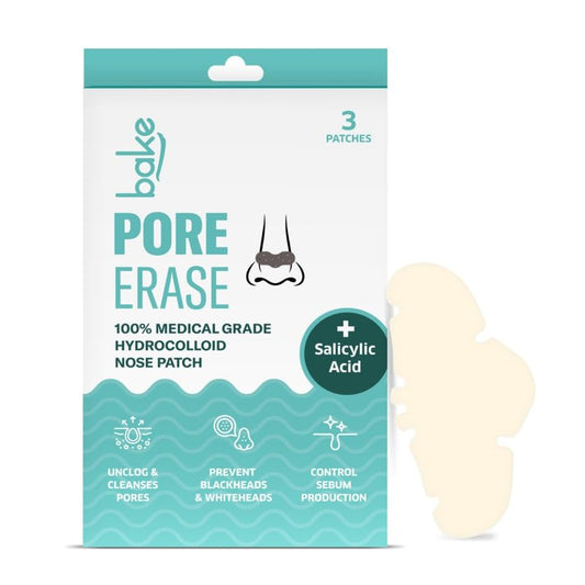 Bake 2% Salicylic Acid Nose Strips for Pore Cleansing & Blackheads Removal, 3 Strips