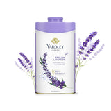 Yardley London English Lavender Perfumed Talc/ Powder for Women with Calcium, Carbonate, Magnisium, Carbonate, Fragrance, Dipropylene Glycol, Calcium, Silicate, Triclosan(Deo Factor), Pack of 1, 100g
