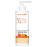 WishCare Multi-Vitamin Brightening Body Lotion - 5% Vitamin C, 5% Niacinamide(B3), Panthenol(B5), 200 ml