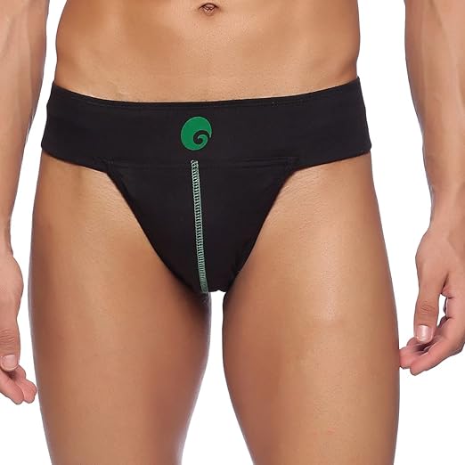 Omtex Cotton Neo Supporter, Men's Large , Black