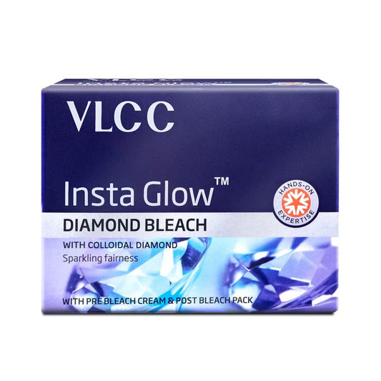 VLCC Insta Glow Diamond Bleach - 60 gm | With Diamond Powder For Sparkling Fairness