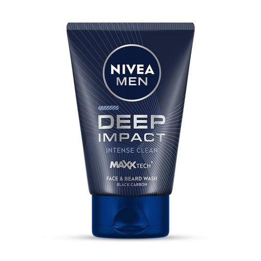 Nivea Men Deep Impact Face Wash 100 gm Pack of 2