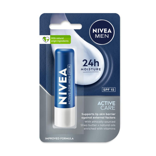 Nivea Men Active Care  Lip Balm, 4.8 gm