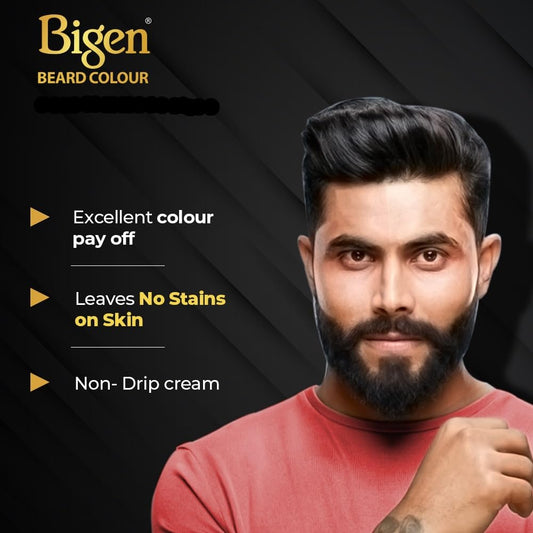 Bigen Mens Beard Colour Natural Black B102, 40 gm