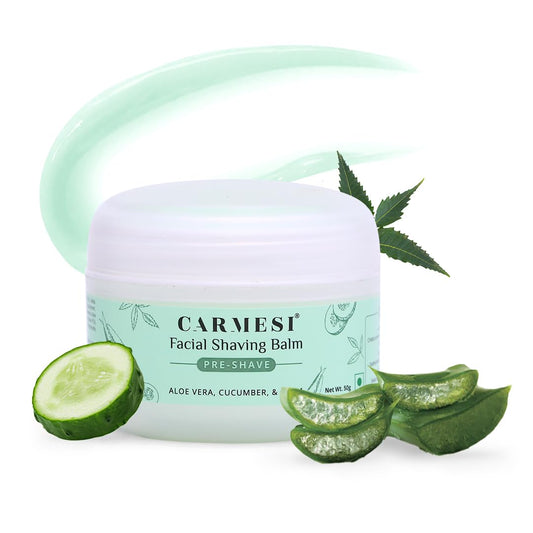 Carmesi Pre-Shave Face Shaving Balm for Women, 50 gm