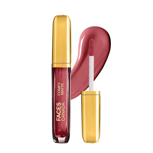FACESCANADA Comfy Matte Liquid Lipstick-Fixed It For You 11,3.8 ml|Comfortable 10HR Longstay|Intense Matte Colo