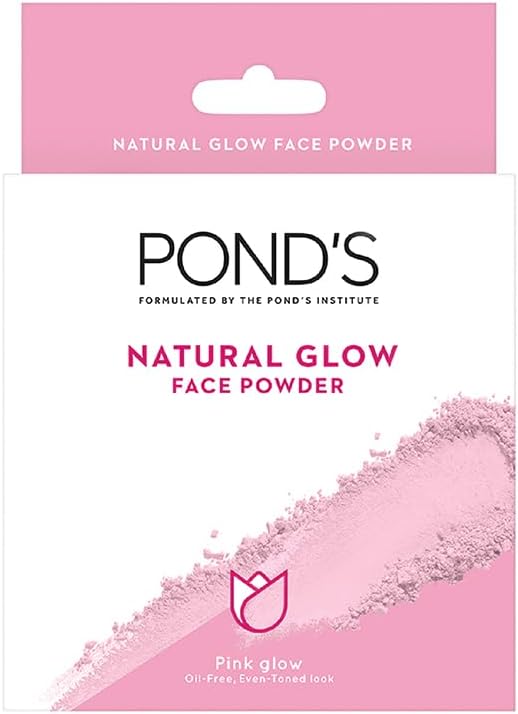 Pond's Natural Glow Face Powder, Pink Glow - 30g