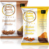 Online Quality Store Kasturi Turmeric Powder for Face + Pure natural Sandalwood Powder |kasturi haldi powder,wild turmeric powder,kasturi manjal |chandan powder for face,skin(Pack of 2 ,100g each ,Total 200g Pack)