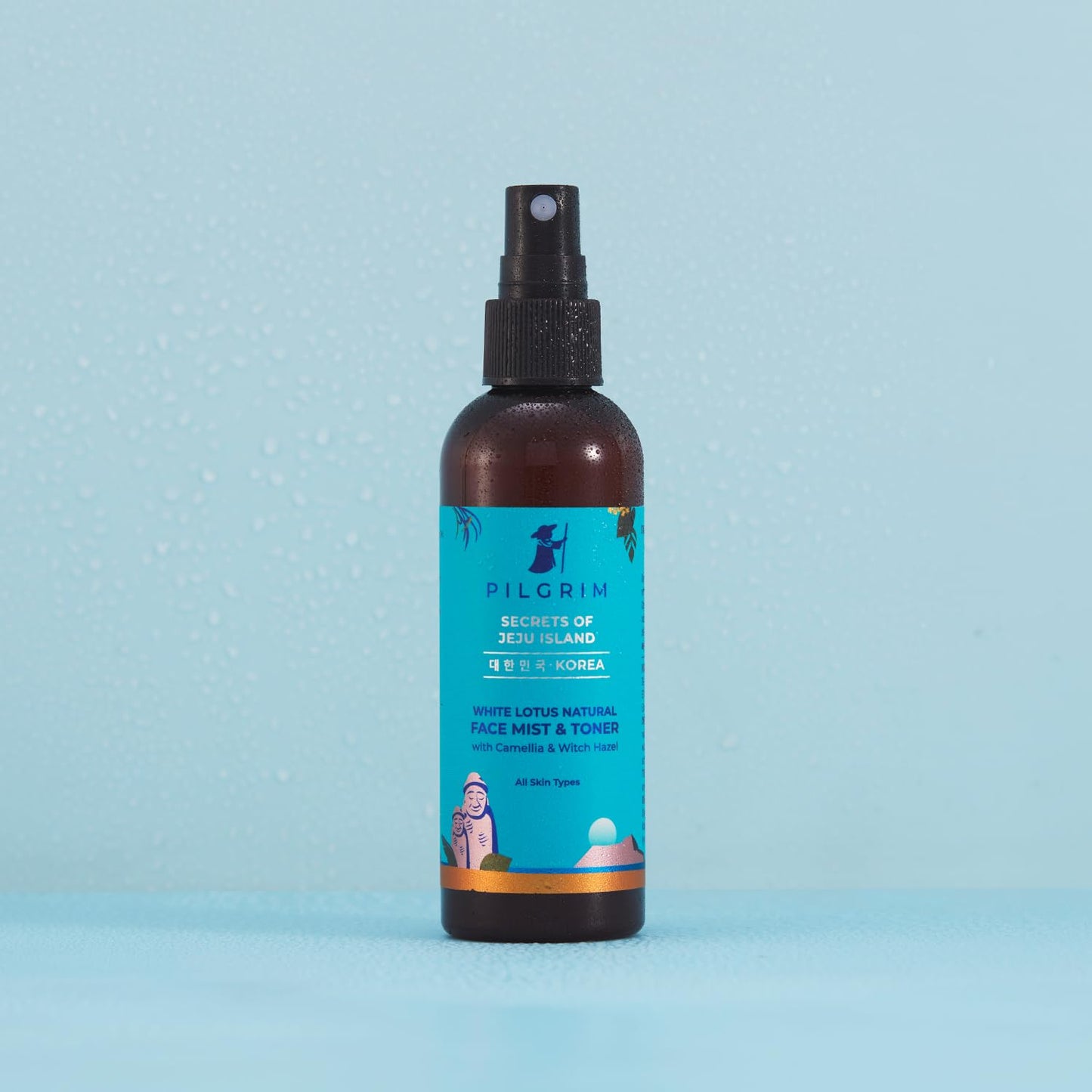 Pilgrim Korean Beauty White Lotus Refreshing Face Mist & Toner, 100 ml