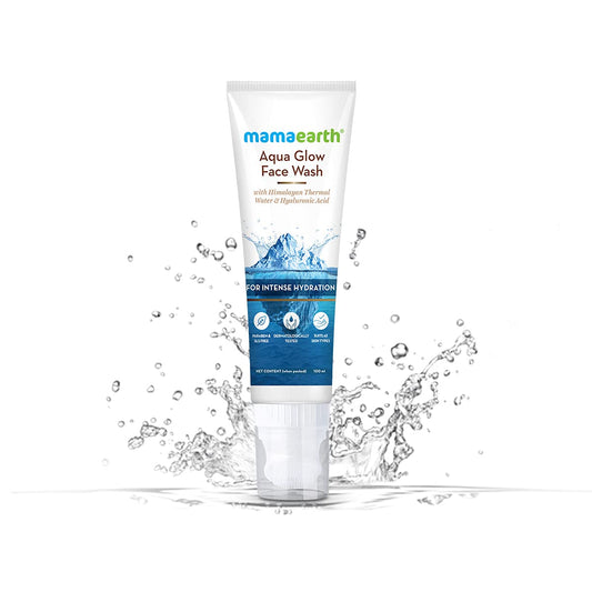 Mamaearth Aqua Glow Face Wash, 100 ml