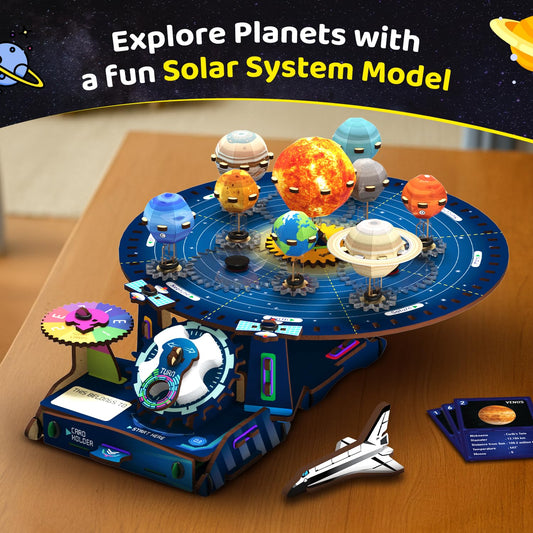 Smartivity Solar System Kit | Gear-Driven Working Model of Planets
