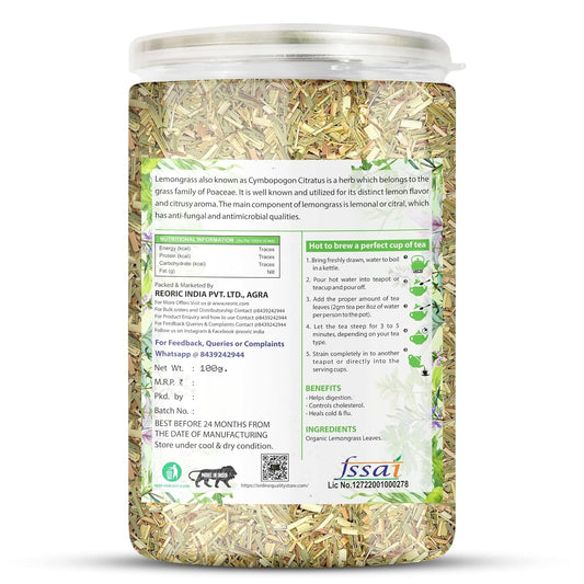 Bralcon Herbal Tea Combo Pack- Hibiscus Flower Tea, Butterfly Pea, Rose, Lemongrass - 400 gm