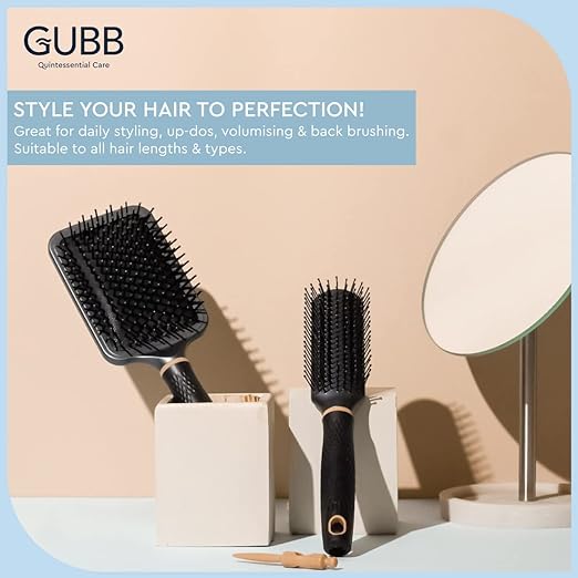 GUBB Styling Brush For Men & Women - Great for up-dos