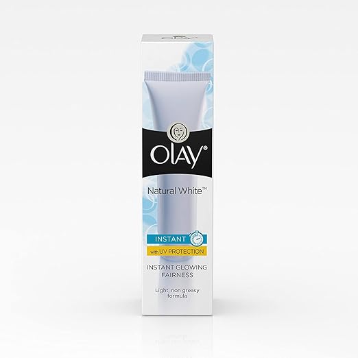 Olay Natural White Light Instant Glowing Fairness Cream, 20 gm