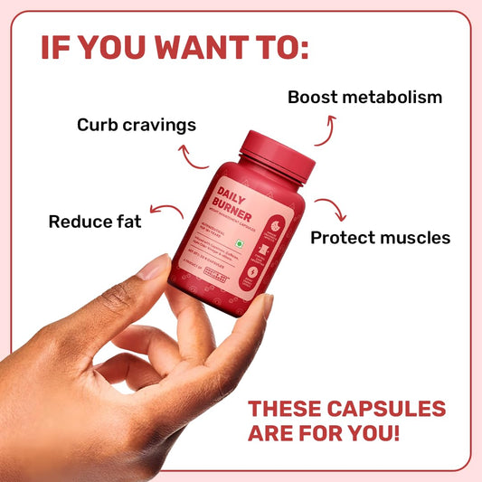 What's Up Wellness Daily Burner Capsules with CarbBliss® & ACV | Weight Loss Supplement For Women & Men | Helps Manage Cravings, Calories & Carbs | 30 Capsules