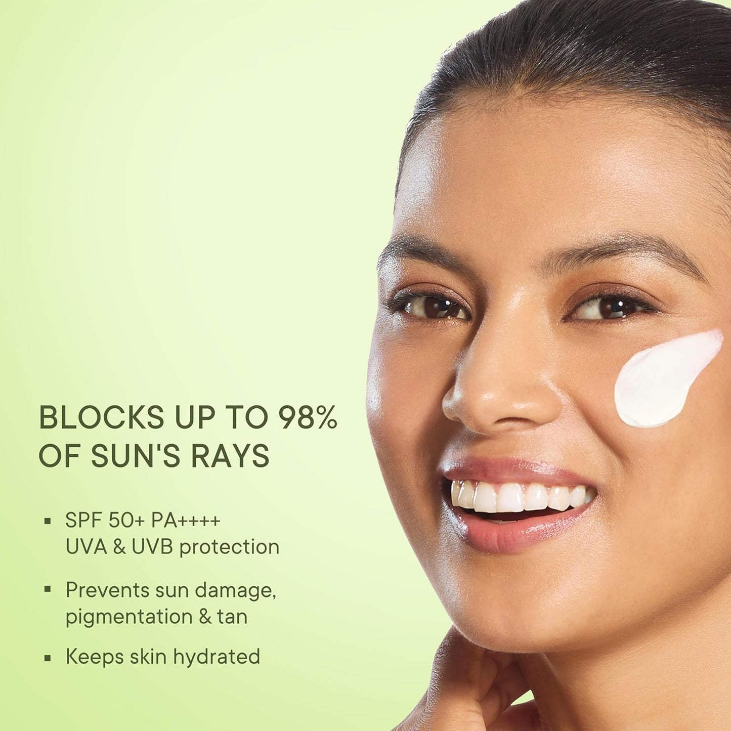 Quench Bravocado Sunscreen Spf 50+ Pa++++ Korean Sunscreen With Vitamin E & Avocado For Women & Men (50Ml) All Skin Type