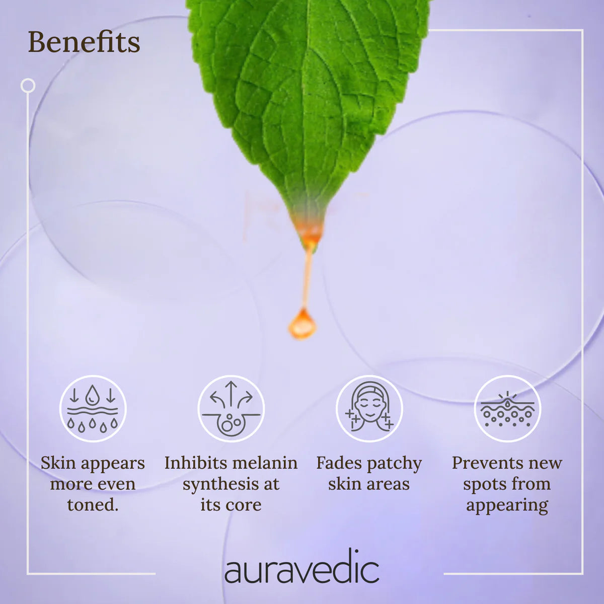 Auravedic Kumkumadi Tailam, Kumkumadi Face Oil for Glowing Skin, Kumkumadi Gold Glow Face Oil