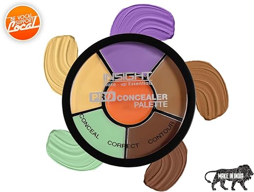 Insight Cosmetics Pro Natural Powder Concealer Palette - Corrector, 15gm