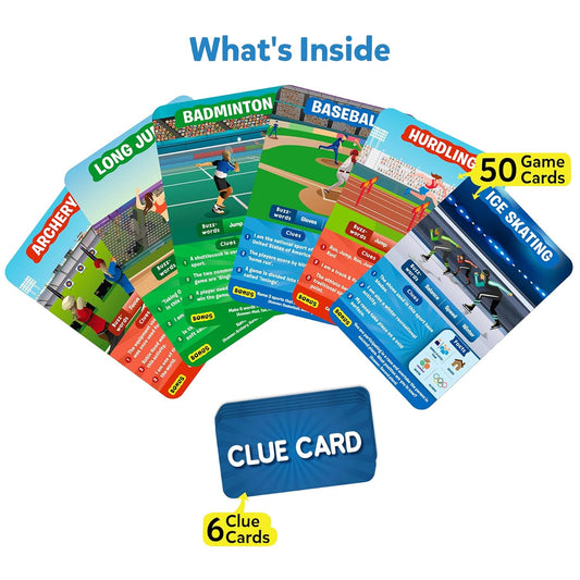 Skillmatics Guess in 10 Sports, Card Games, Ages 6, 7, 8, 9 and Up