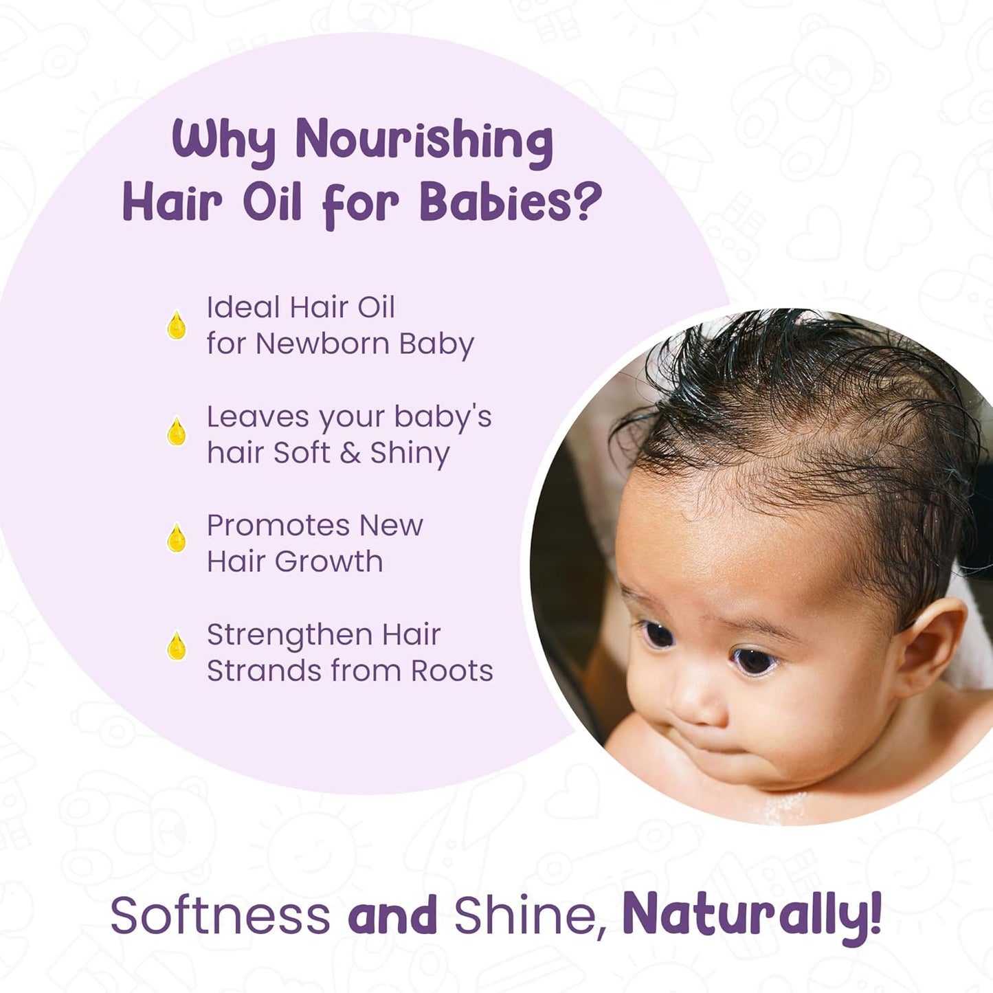 Mother Sparsh Nourishing Baby Hair Oil , 100 ml
