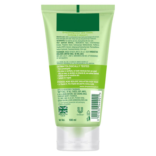 Simple Kind To Skin Refreshing Facial Wash, 100 ml