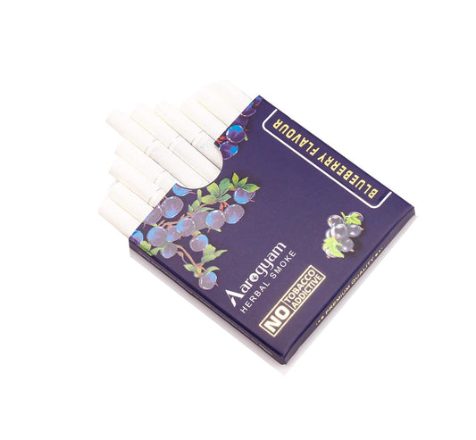 Aarogyam Herbals Tobacco & Nicotine Free Cigarette - 10 Sticks in Each