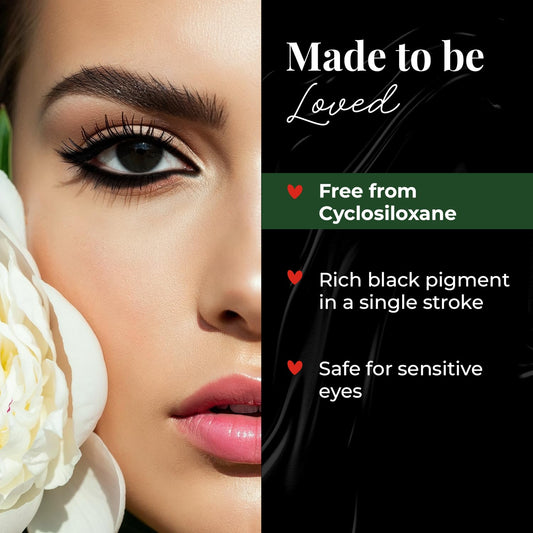 Just Herbs Retractable 2 in 1 Herbal Eyeliner + Kajal 0.3 gm Pack of 2