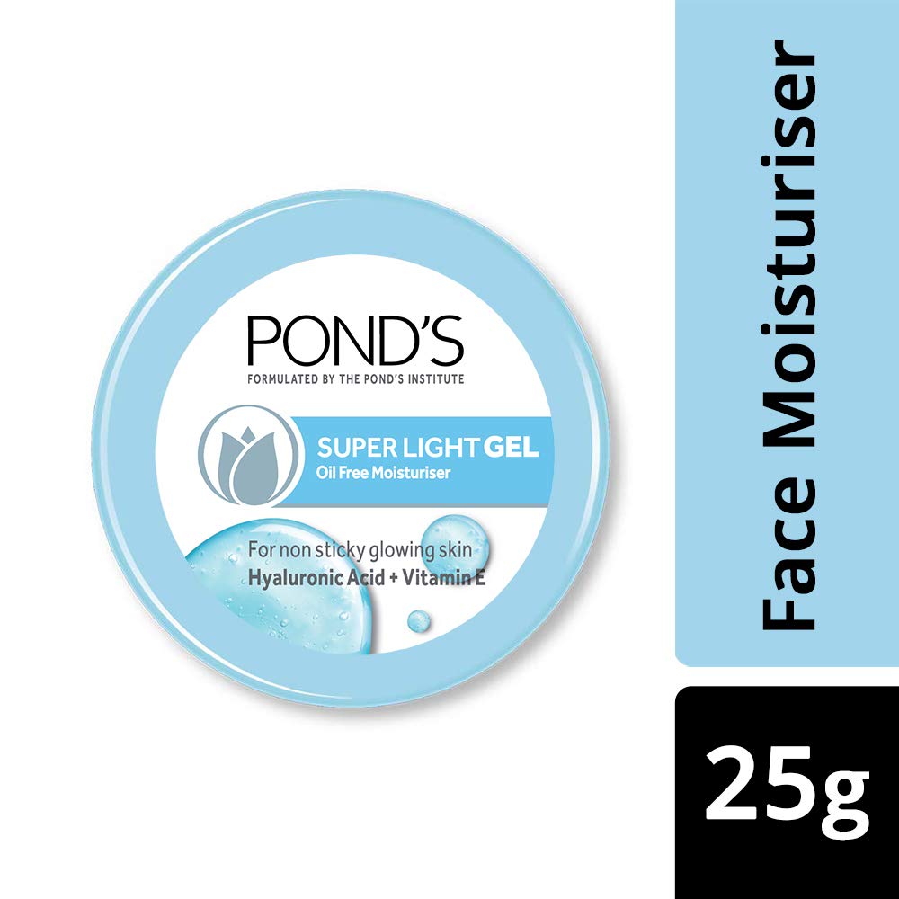 Pond's Super Light Gel Moisturiser, Oil-Free Moisturiser, 25 gm