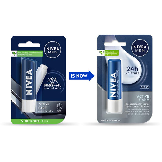 Nivea Men Active Care  Lip Balm, 4.8 gm