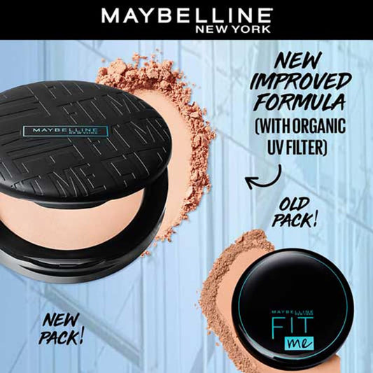 Maybelline New York Fit Me Shade 220 Natural Beige, Matte Compact Powder For Oily Skin, 8 gm